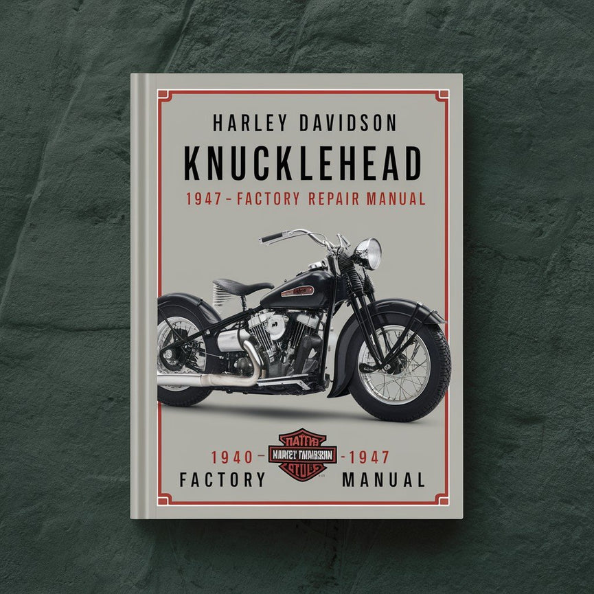 Harley Davidson Knucklehead 1940-1947 Factory Repair Manual PDF Download