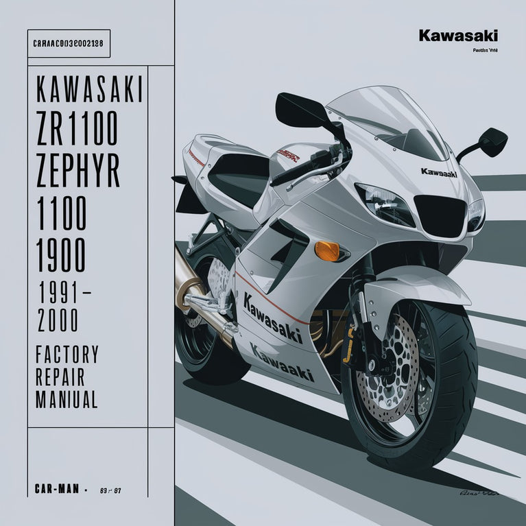 Kawasaki ZR1100 Zephyr 1100 1991-2000 Factory Service Repair Manual