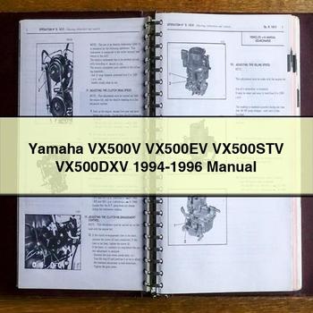 Yamaha VX500V VX500EV VX500STV VX500DXV 1994-1996 Manual