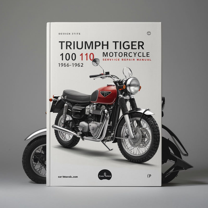 Manuel d'entretien de la moto TRIUMPH TIGER 100 110 1956-1962