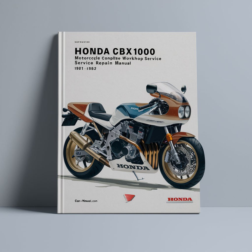 Manuel de réparation et d'entretien complet de la moto Honda CBX1000 1981 1982