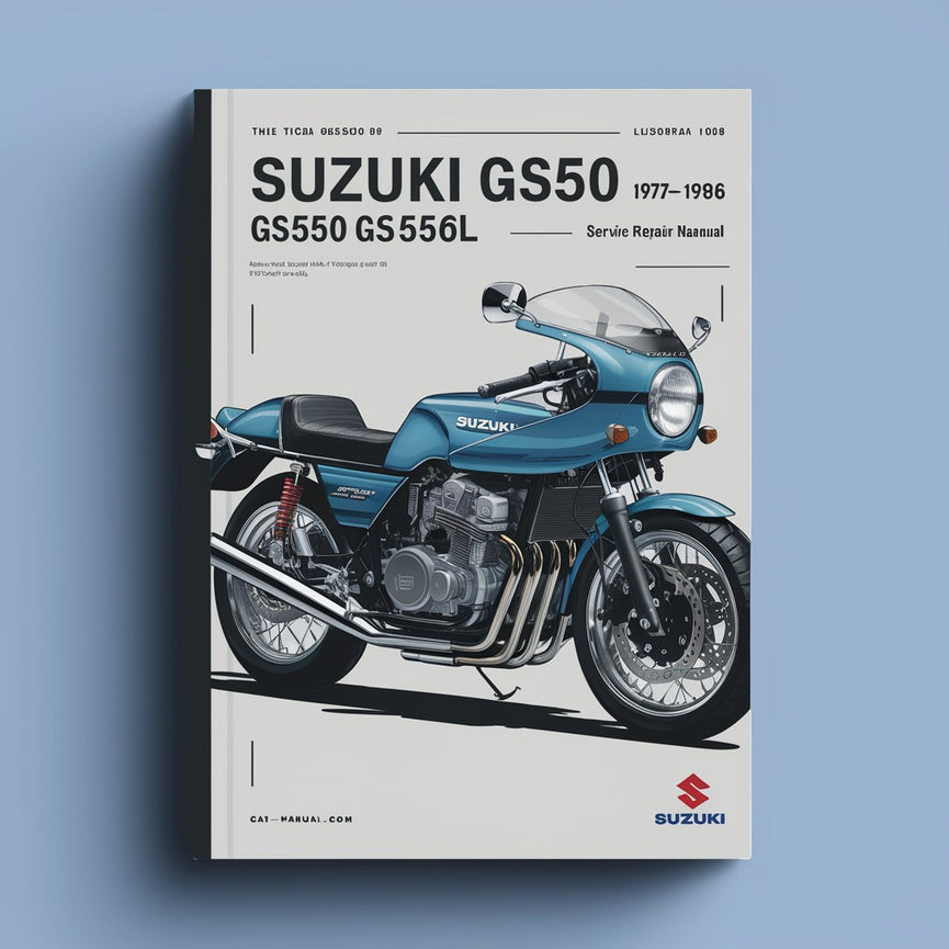 Suzuki Gs550 Gs550e Gs550l 1977-1986 Service Repair Manual