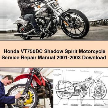 Honda VT750DC Shadow Spirit Motorcycle Service Repair Manual 2001-2003