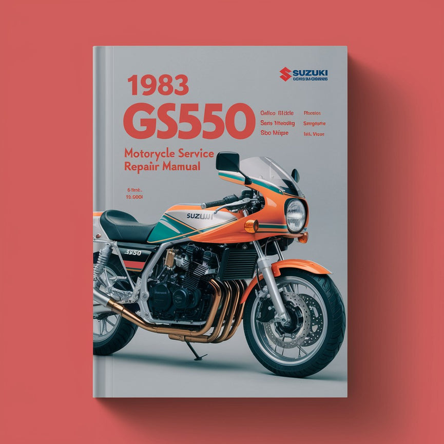 1983 Suzuki GS550 Motorcycle Service Repair Manual