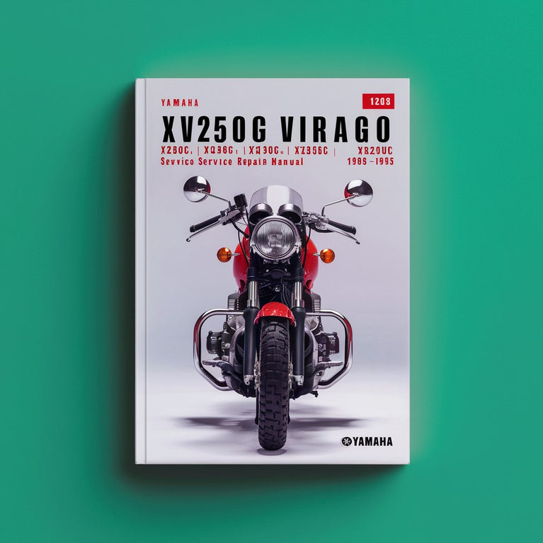 Yamaha XV250 Virago (XV250G XV250GC XV250SG XV250U XV250UC) Motorcycle Service Repair Manual 1988-1995