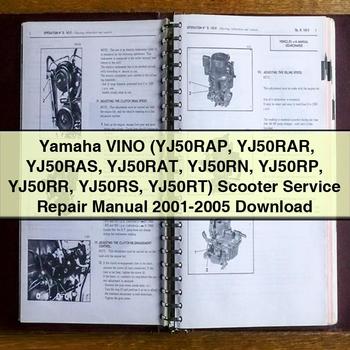 Yamaha VINO (YJ50RAP YJ50RAR YJ50RAS YJ50RAT YJ50RN YJ50RP YJ50RR YJ50RS YJ50RT) Scooter Service Repair Manual 2001-2005