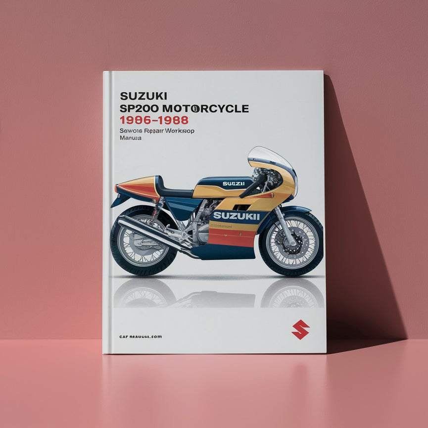 Manuel d'atelier de réparation et d'entretien de la moto Suzuki SP200 DR200 1986-1988