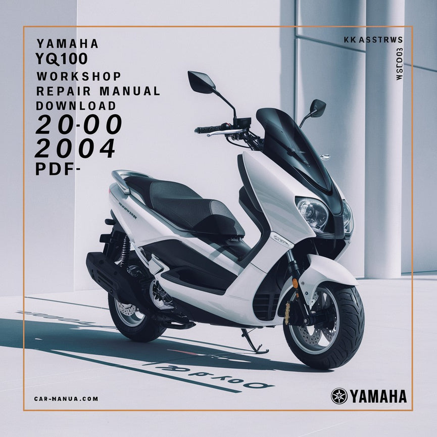 Manuel de réparation d'atelier Yamaha AEROX YQ100 2000-2004