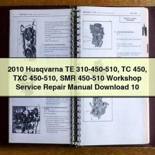 2010 Husqvarna TE 310-450-510 TC 450 TXC 450-510 SMR 450-510 Workshop Service Repair Manual Download 10 PDF