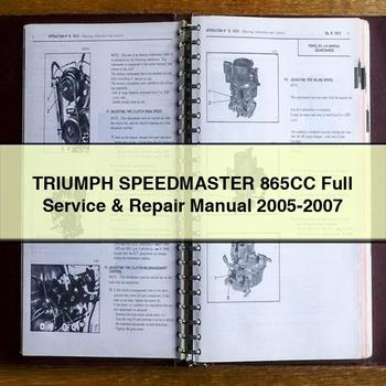 TRIUMPH SPEEDMaster 865CC Full Service & Repair Manual 2005-2007