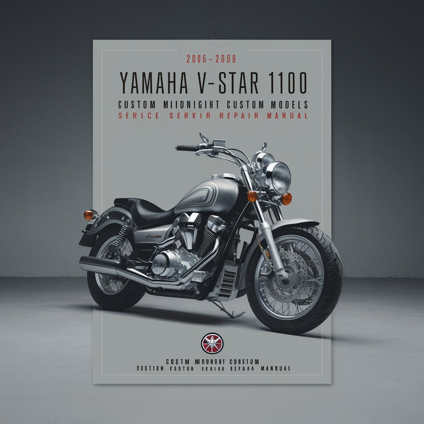 Manual de servicio de los modelos Yamaha V-Star 1100 XVS11 Custom Midnight Custom 2006 2007 2008 2009