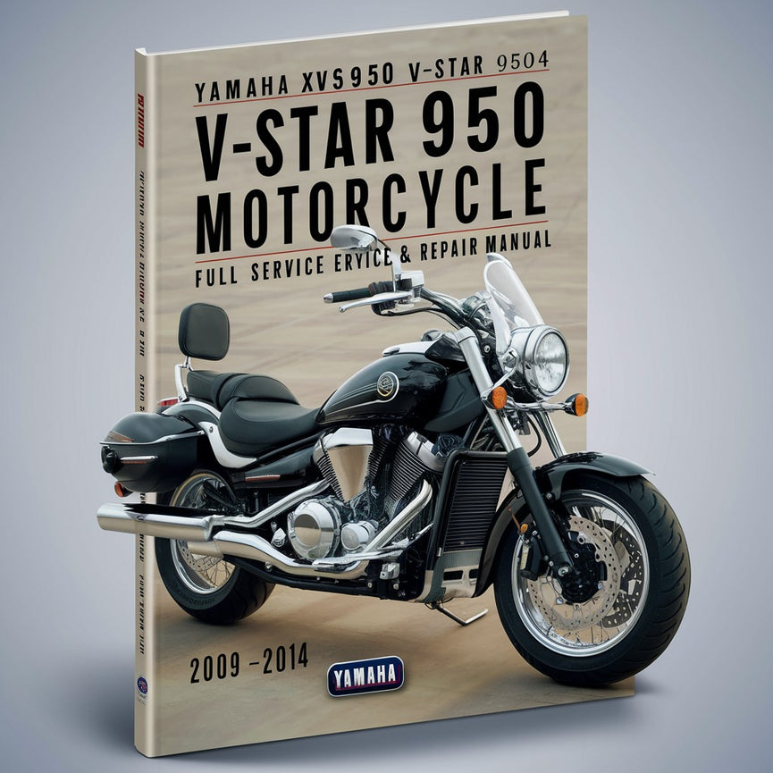 Manuel complet de réparation et d'entretien de la moto Yamaha XVS950 V-Star 950 Tourer 2009-2014