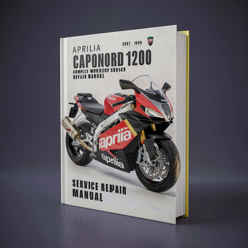 Manuel de réparation et d'entretien complet de la moto Aprilia Caponord 1200