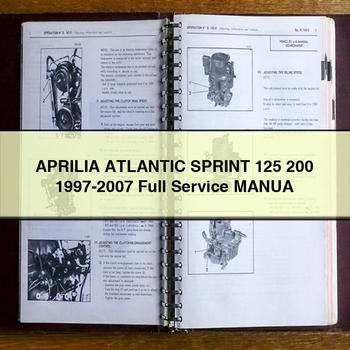 APRILIA ATLANTIC SPRINT 125 200 1997-2007 Full Service MANUAL