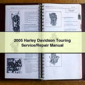 Manual de servicio y reparación de Harley Davidson Touring 2005