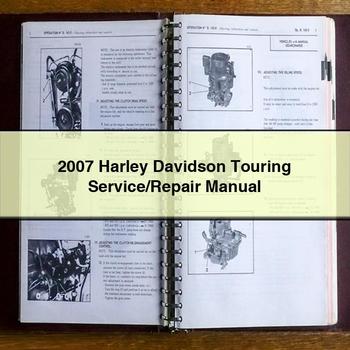 Manual de servicio y reparación de Harley Davidson Touring 2007