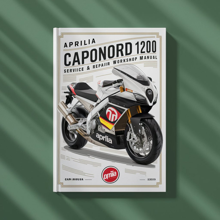 Manuel d'atelier de réparation et d'entretien de moto Aprilia Caponord 1200