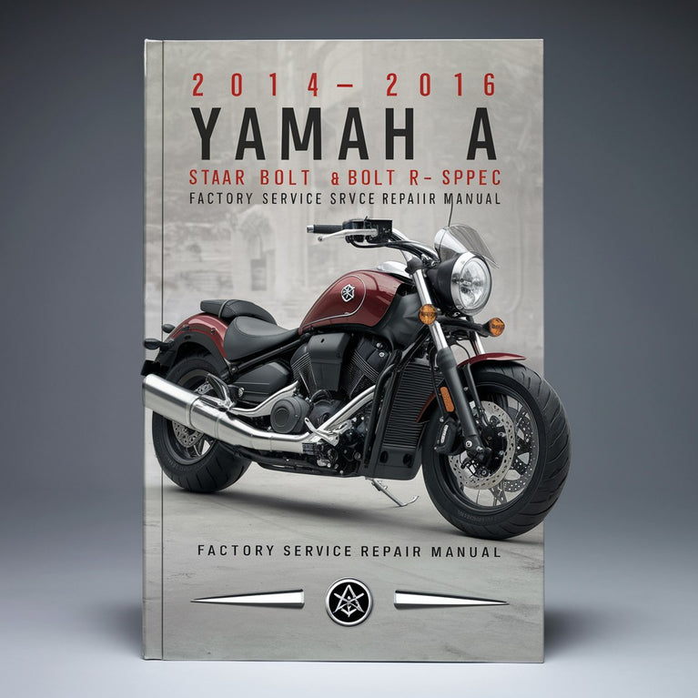 Manual de servicio de fábrica de los modelos Yamaha Star Bolt y Bolt R-spec XVS950 2014 2015 2016