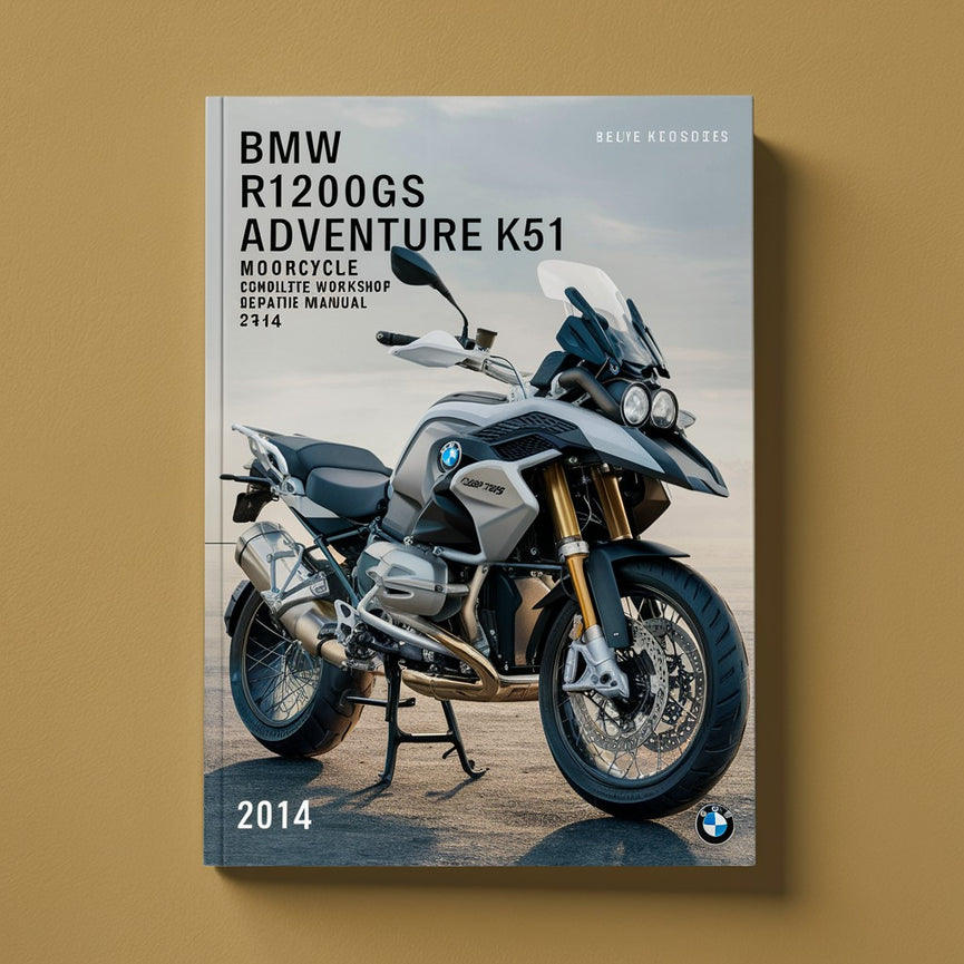 Manual completo de reparación y servicio de taller de la motocicleta BMW R1200GS Adventure K51 2014