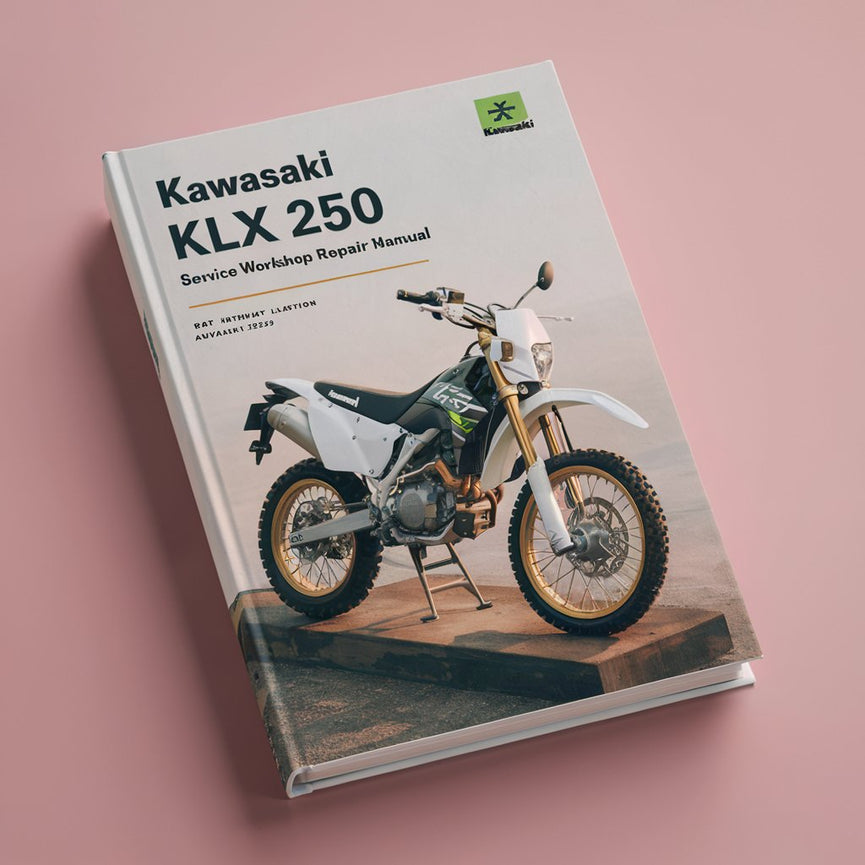 Manual de reparación y servicio de la motocicleta Kawasaki KLX 250