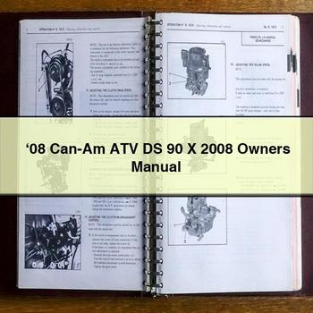 ‘08 Can-Am ATV DS 90 X 2008 Owners Manual