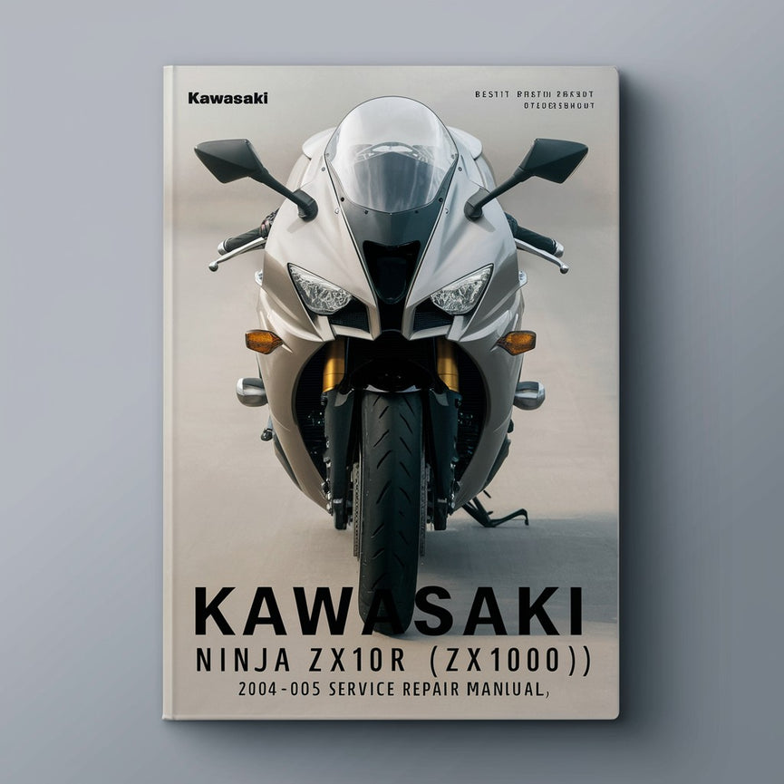 Manual de servicio de Kawasaki Ninja ZX10R (ZX1000) 2004-2005