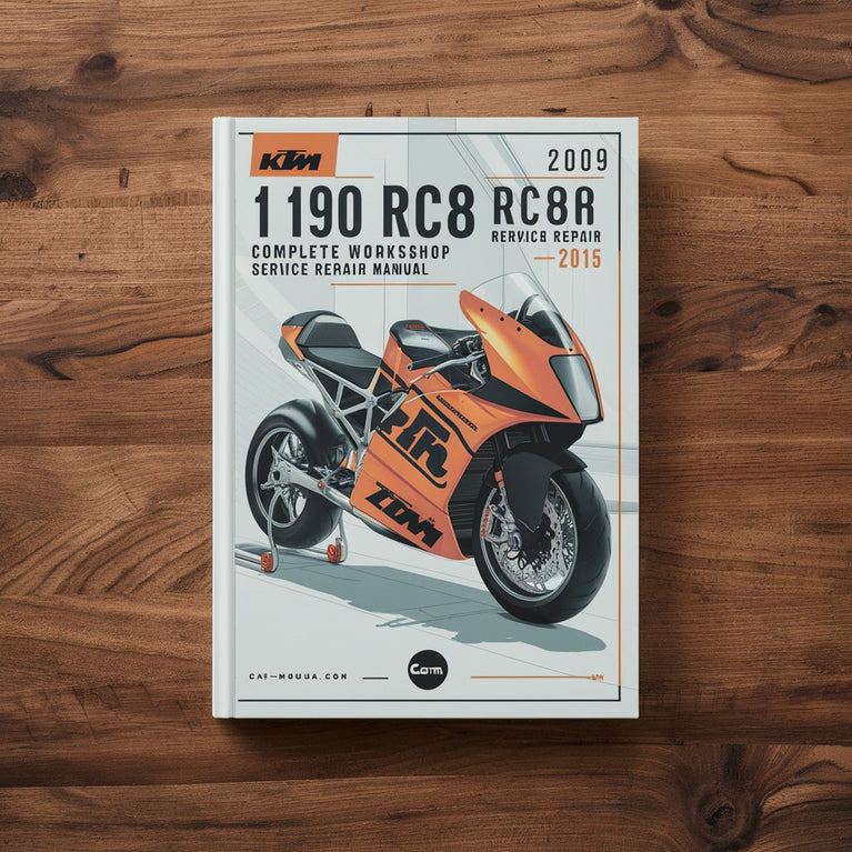 Manual completo de taller, servicio y reparación de motocicletas KTM 1190 RC8 RC8R 2009 2010 2011 2012 2013 2014 2015