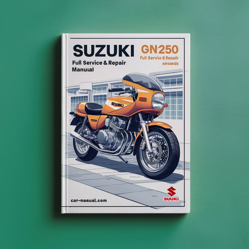 Manuel complet de réparation et d'entretien de la Suzuki GN250 à partir de 1983