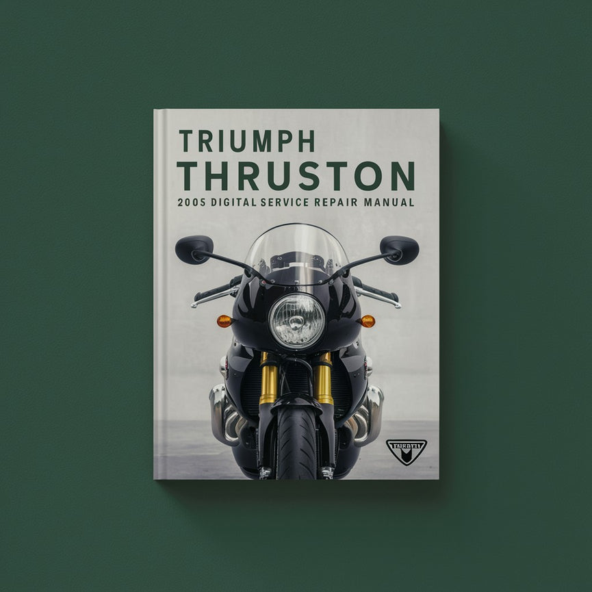 Triumph Thruxton 2005 Digital Service Repair Manual