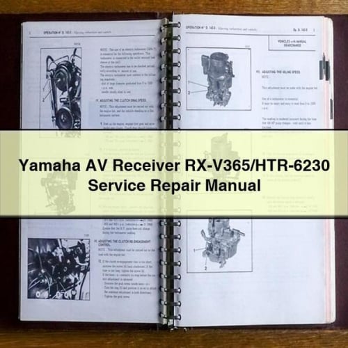 Manuel de réparation et d'entretien du récepteur AV Yamaha RX-V365/HTR-6230