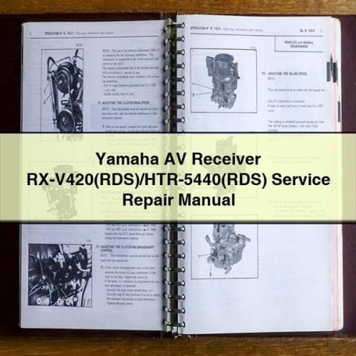 Manuel de réparation et d'entretien du récepteur AV Yamaha RX-V420(RDS)/HTR-5440(RDS)