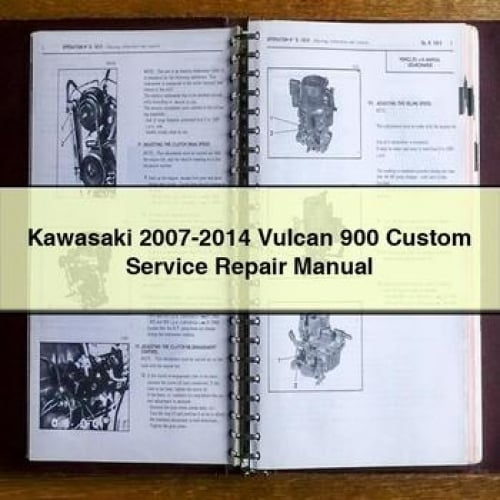 Manual de servicio y reparación de Kawasaki Vulcan 900 Custom 2007-2014