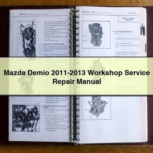 Manual de servicio y reparación del taller Mazda Demio 2011-2013