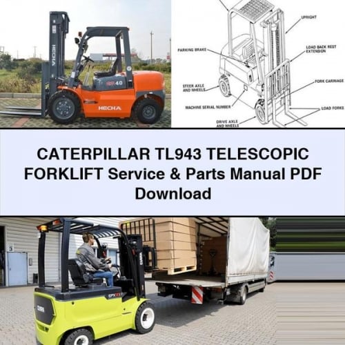 CATERPILLAR TL943 TELESCOPIC FORKLIFT Service & Parts Manual PDF Download