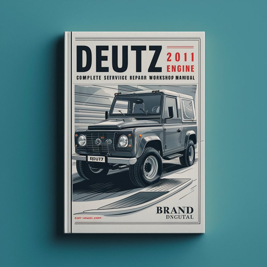 Deutz 2011 Engine Complete Service Repair Workshop Manual Download PDF