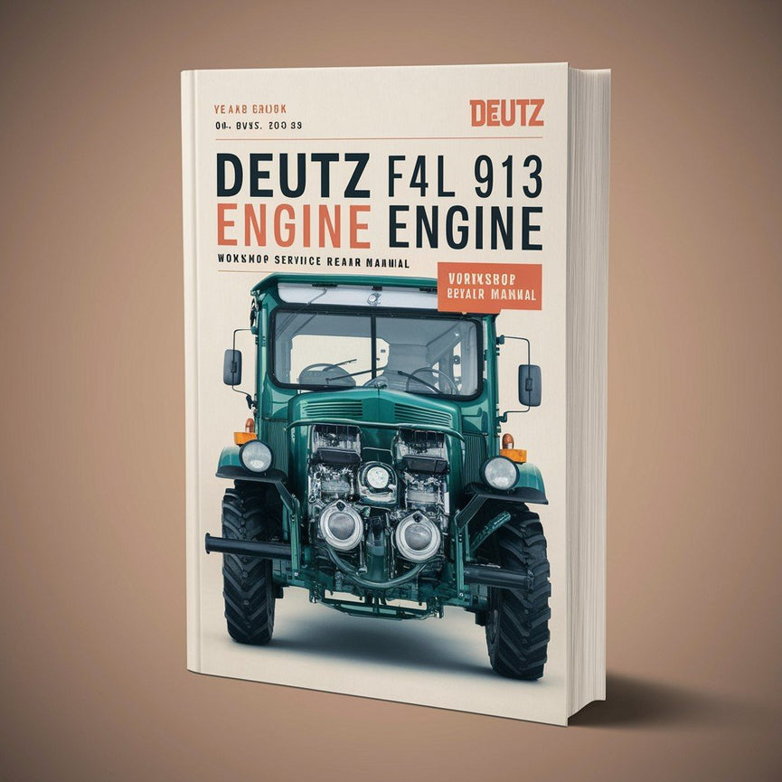 Deutz F4L 913 Engine Workshop Repair Service Manual PDF Download