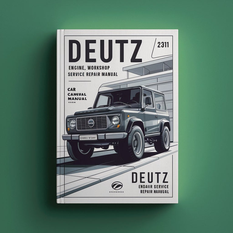 Deutz 2011 F3L Engine Workshop Service Manual PDF Download