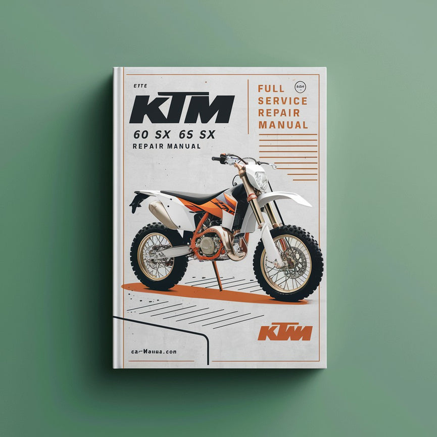 Manual de reparación y servicio completo de KTM 60 SX 65 SX 2002