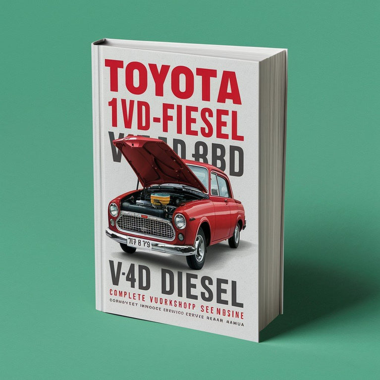 Toyota 1VD-FTV Turbo Diesel V8 D-4D Engine Complete Workshop Service Repair Manual PDF Download