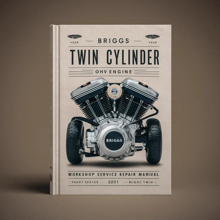 BRIGGS TWIN CYLINDER OHV Engine Workshop Service Manual PDF Download