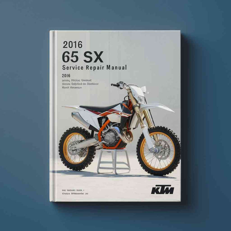 2016 KTM 65 SX Service Repair Manual PDF Download