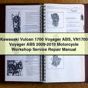 Kawasaki Vulcan 1700 Voyager ABS VN1700 Voyager ABS 2009-2010 Motorcycle Workshop Service Repair Manual PDF Download