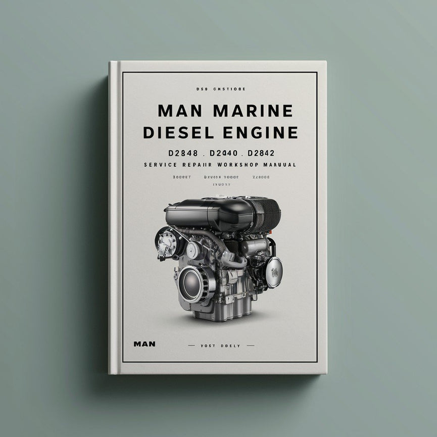 Manual de taller de reparación y mantenimiento del motor diésel marino MAN D2848 D2840 D2842