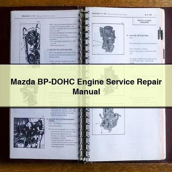 Manual de servicio y reparación del motor BP-DOHC de Mazda