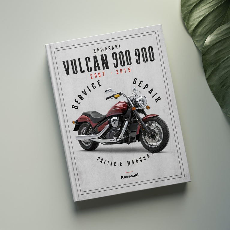 Kawasaki Vn900 Vulcan 900 Custom 2007 - 2015 Manuel de réparation et d'entretien